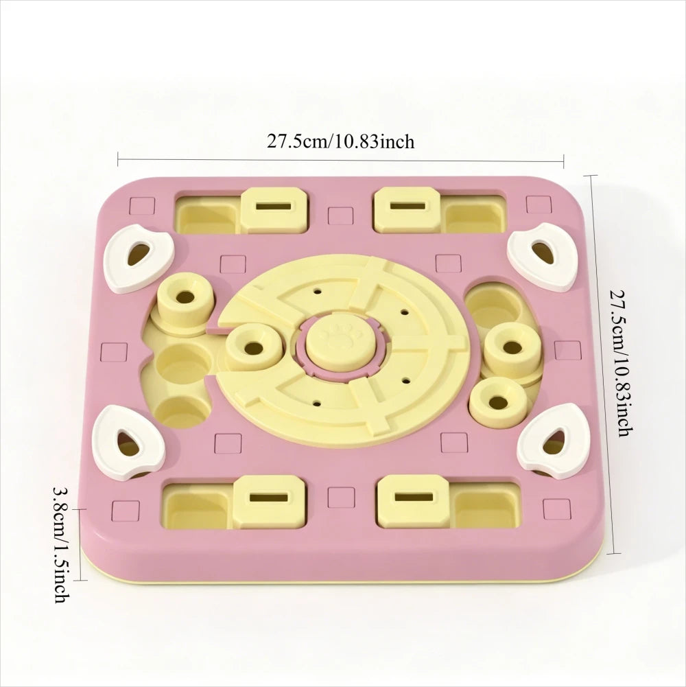 Sliding Pet Puzzle Slow Feeder