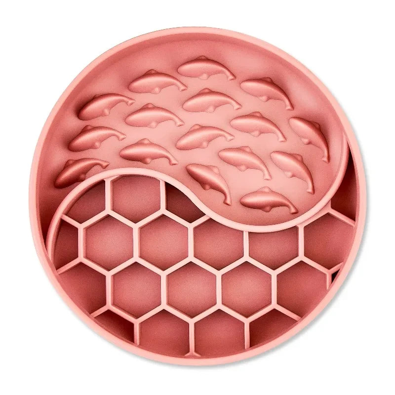 Silicone Slow Feeder Dog Bowl