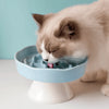 Ceramic Slow Feeder Cat Bowl