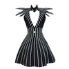 Striped Anime Cosplay Dress