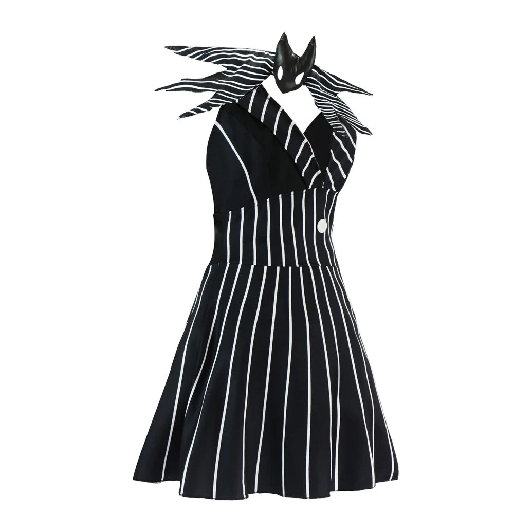 Striped Anime Cosplay Dress