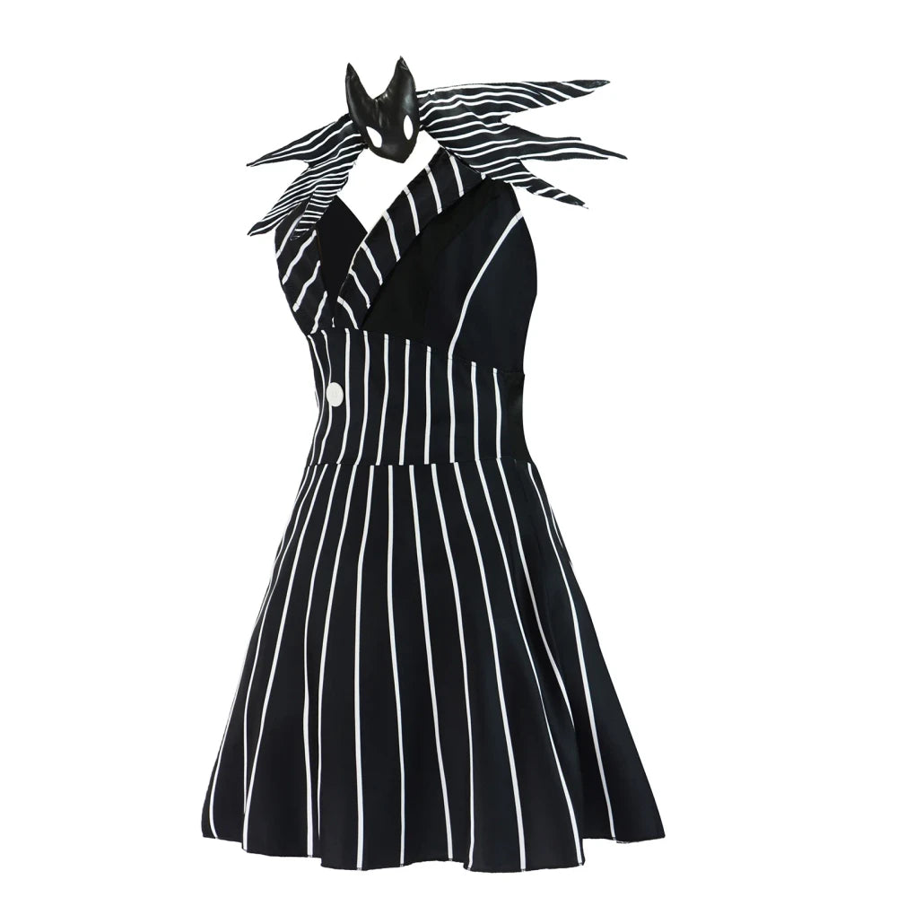 Striped Anime Cosplay Dress