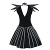 Striped Anime Cosplay Dress