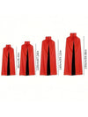 Reversible Stand-Collar Halloween Cape