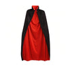 Reversible Stand-Collar Halloween Cape