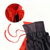 Reversible Stand-Collar Halloween Cape