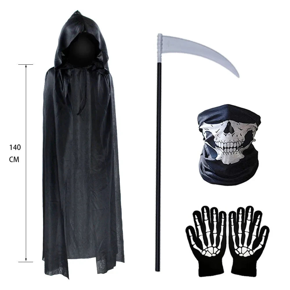 Grim Reaper Halloween Costume Cloak