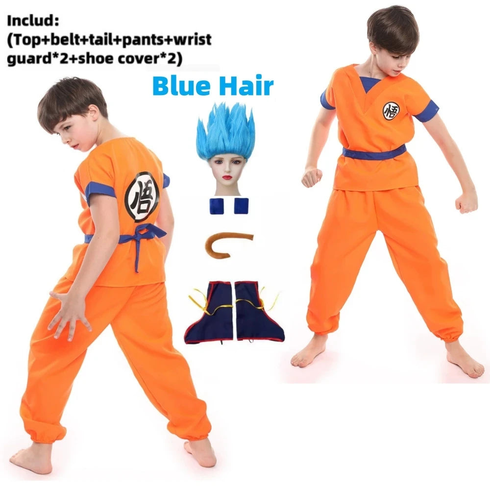Kids Anime Cosplay Costume Set