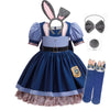 Girls Bunny Police Costume