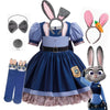 Girls Bunny Police Costume