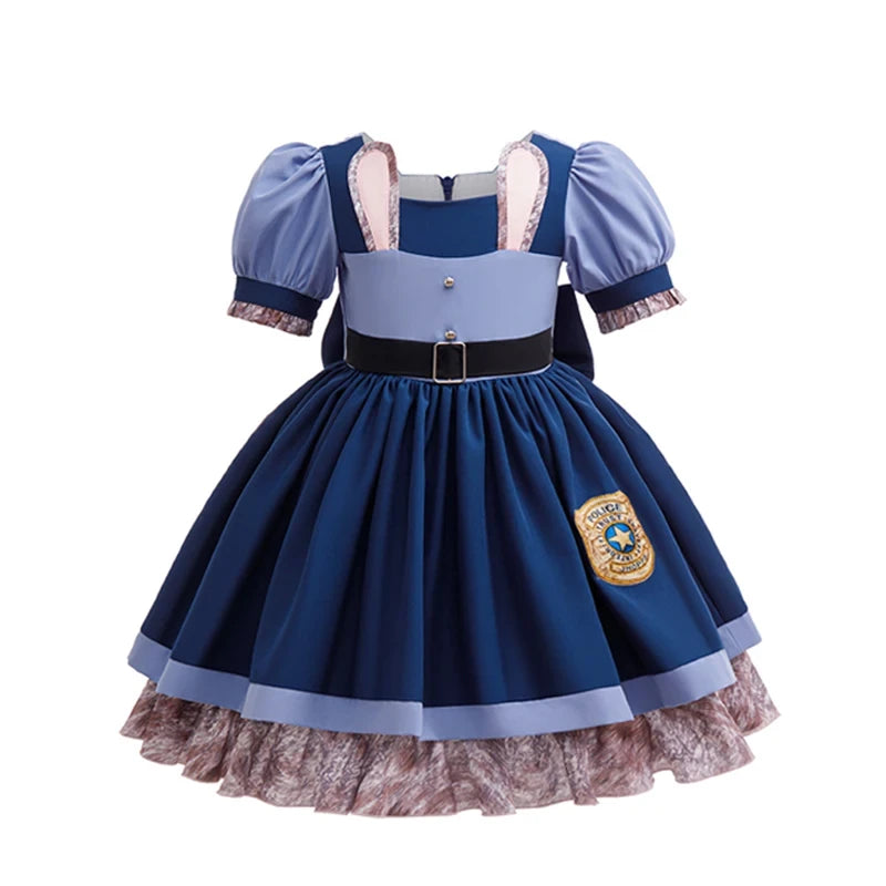 Girls Bunny Police Costume