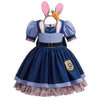 Girls Bunny Police Costume