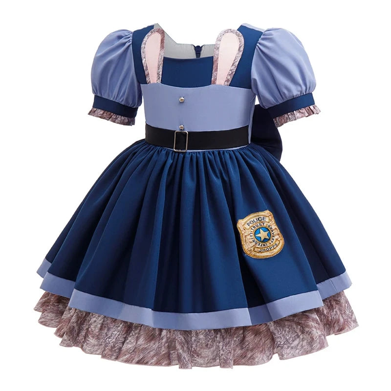 Girls Bunny Police Costume