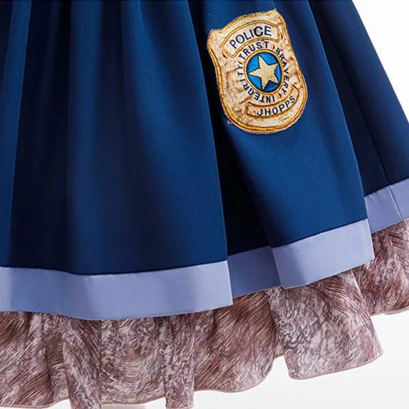 Girls Bunny Police Costume