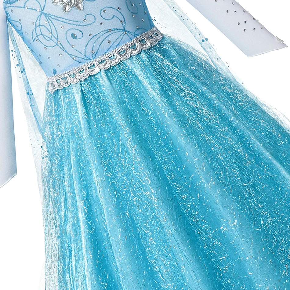 Princess Elsa Anna Costume Dress