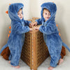 Flannel Animal Baby Romper