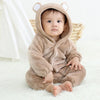 Flannel Animal Baby Romper
