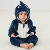 Flannel Animal Baby Romper