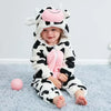 Flannel Animal Baby Jumpsuit