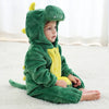 Flannel Animal Baby Jumpsuit