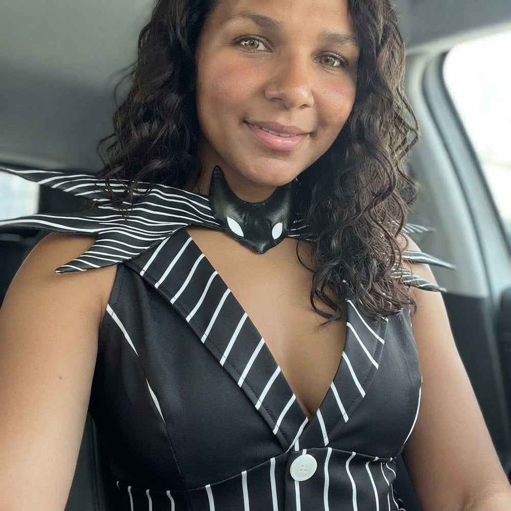 Striped Anime Cosplay Dress